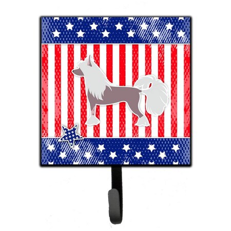 Jensendistributionservices USA Patriotic Chinese Crested Leash or Key Holder MI1654809